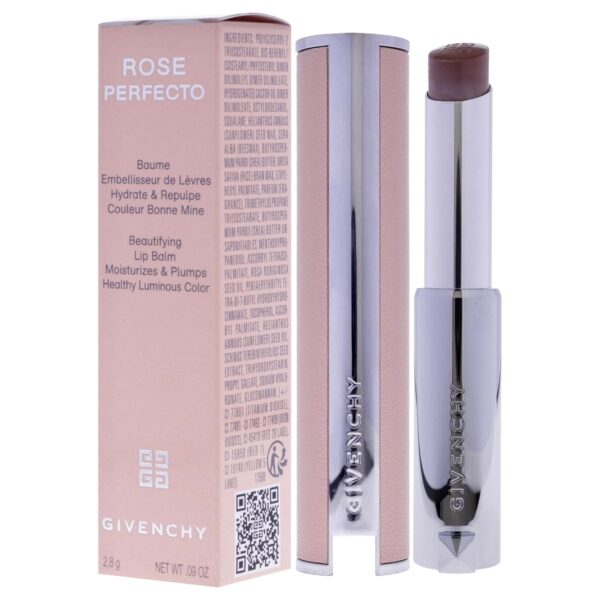 Rose Perfecto Plumping Lip Balm - N111 Soft Nude by Givenchy for Women - 0.09 oz Lip Balm