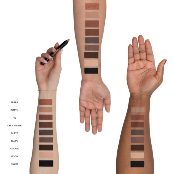 Nudestix Magnetic Matte Eye Color Pencil, Eyeshadow + Eyeliner + Eyelid Primer, Cream Makeup Stick, Long Lasting, Waterproof
