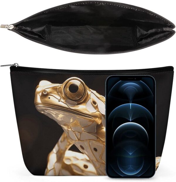 716Gnps5oUL._AC_SL1500_.jpg Makeup Bag for Women Cosmetic Bags Heavy Industry Frog Travel Toiletry Bag Cute Zipper Make Up Bags Large Capacity Make Up Case Organizer Portable Makeup Pouch for Travelling Gift