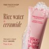 The Face Shop Rice Water Bright Vegan Double Cleanse Trial Set, Travel Size, Foaming Cleanser & Mini Cleansing Oil, Korean Skin Care, Gentle Face Cleanser & Pore Control, Moisturizing Makeup Remover