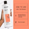 Nioxin System 4 Scalp + Hair Thickening Shampoo for Colored, Dry, & Damaged Hair with Progressed Thinning | Maintain Vibrant Color | Cleanse, Nourish & Boost Hair Density with Niacinamide & Biotin