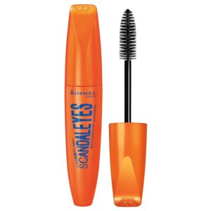 Rimmel London Scandaleyes Mascara, Long-Wearing, Smudge-Proof, 001 , Waterproof Black, 0.41oz