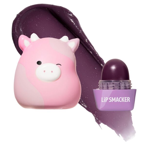 Lip Smacker Squishmallows Moisturizing Lip Balm, Fun Soft Squishy Collectible Top, Grape Flavored Hydration - Patty