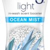 Downy Light Laundry Scent Booster Beads for Washer, Ocean Mist Scent, 30.1 oz, with No Heavy Perfumes