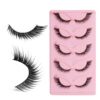 False Eyelashes Fox Eye 10 Pairs Pack 40D Natural Look Fluffy Wispy Cat Eye Lashes Soft Faux Mink Lashes Lightweight D-Curl Eyealshes (F7-7)
