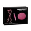 Tweezerman Brow & Grooming Set - Compact Mirror, Slant Tweezer and Travel Tweezerette for Women and Men