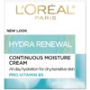 L'Oreal Paris Skincare Hydra-Renewal Face Moisturizer with Pro-Vitamin B5 for Dry Sensitive Skin, All-Day Hydration, 1.7 Oz