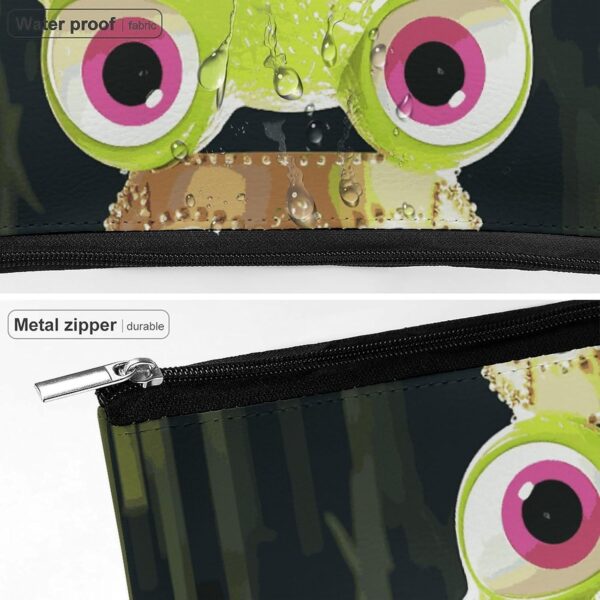 Makeup Bag for Women Cosmetic Bags Crown Frog Travel Toiletry Bag Cute Zipper Make Up Bags Large Capacity Makeup Case Organizer Portable Makeup Pouch for Travelling Gift