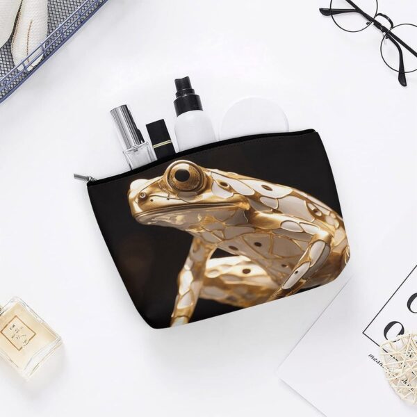 718dbke7m7L._AC_SL1500_.jpg Makeup Bag for Women Cosmetic Bags Heavy Industry Frog Travel Toiletry Bag Cute Zipper Make Up Bags Large Capacity Make Up Case Organizer Portable Makeup Pouch for Travelling Gift