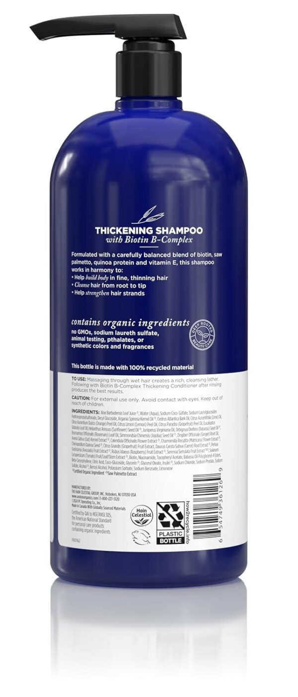 Avalon Organics Therapy Biotin B-Complex Thickening Shampoo, 32 oz