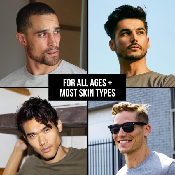 RUGGED & DAPPER - Daily Mens Face Wash + Scrub - 5 Month Supply - Deep Exfoliating Cleanser - Prevents Breakouts - Acne Face Wash Men's - USA Made with Natural Ingredients