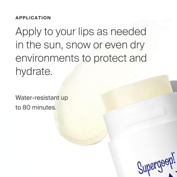 Supergoop! PLAY Lip Shield SPF 30 with Mint - 3 Pack - Hydrating, SPF Lip Balm - Moisturizing Lip Treatment For Dry Cracked Lips - Broad Spectrum UV Protection