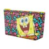 Concept One SpongeBob SquarePants Travel Makeup Bag, Trapezoid Cosmetic Organizer Pouch for Women, Multi