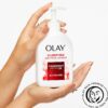 Olay Face Wash, Daily Facial Cleanser with Niacinamide, Peptides & Glycerin - Clarifying, Refreshes Skin Surface, Refines Appearance of Pores - Sulfate-Free, Paraben-Free, Oil-Free, 16 Oz