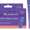Lansinoh Lanolin Nipple Cream Safe for Breastfeeding Baby, 100% Natural Nipple Butter for Mom, Breastfeeding Essentials, 1.41 Ounces (2 Pack)