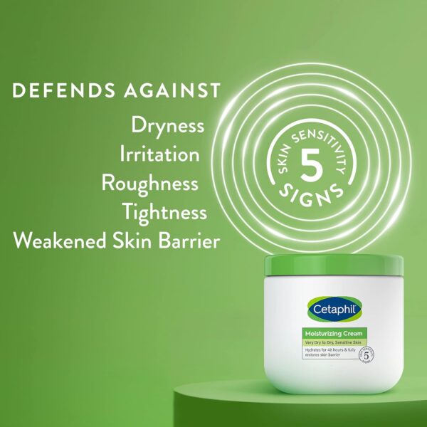 Cetaphil Gentle Waterproof Makeup Remover & Body Moisturizer, Hydrating Moisturizing Cream for Dry to Very Dry, Sensitive Skin, NEW 20 oz, Fragrance Free, Non-Comedogenic, Non-Greasy