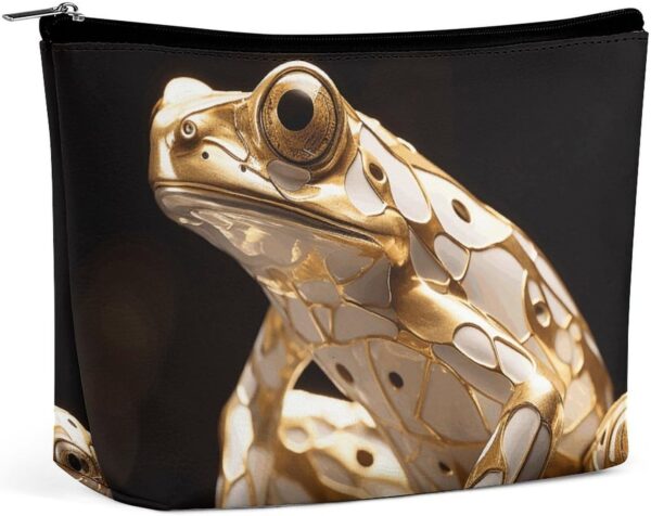 71AWFbtnBHL._AC_SL1500_.jpg Makeup Bag for Women Cosmetic Bags Heavy Industry Frog Travel Toiletry Bag Cute Zipper Make Up Bags Large Capacity Make Up Case Organizer Portable Makeup Pouch for Travelling Gift