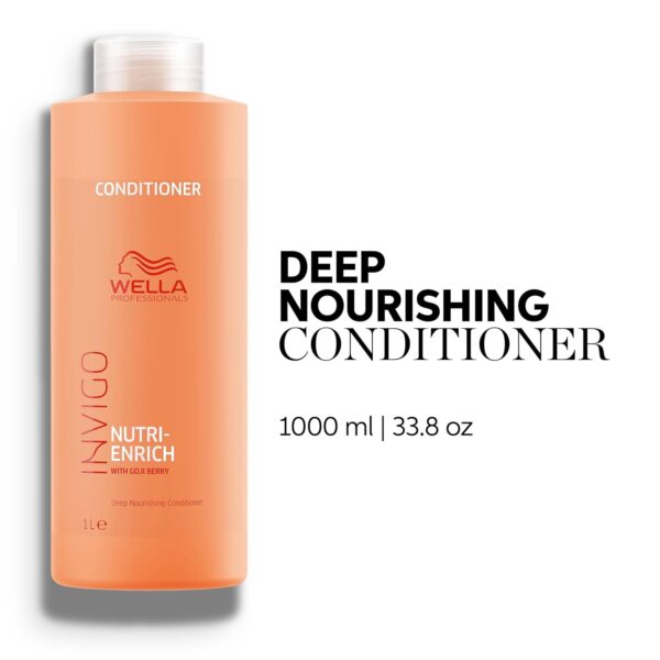 Wella Professionals Invigo Nutri-Enrich Deep Nourishing Conditioner | For Dry or Stressed Hair | Formulated with Goji Berry