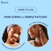 Bioré Original Blackhead Remover Strips, Deep Cleansing Nose Strips With Instant Pore Unclogging, Features C-Bond Technology, Oil-Free, Non-Comedogenic Use, 14 Count