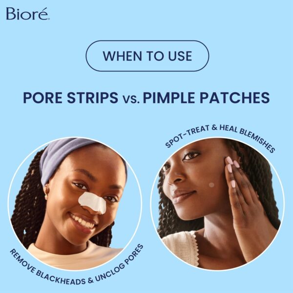 Bioré Original Blackhead Remover Strips, Deep Cleansing Nose Strips With Instant Pore Unclogging, Features C-Bond Technology, Oil-Free, Non-Comedogenic Use, 14 Count