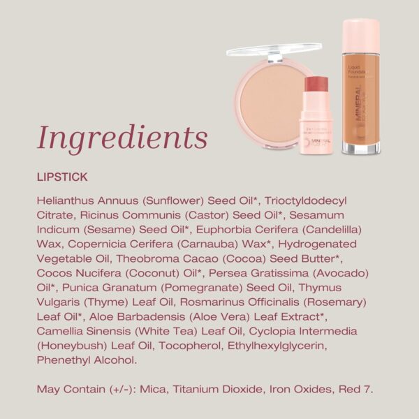 Mineral Fusion Lipstick, Alluring, .137 Ounce