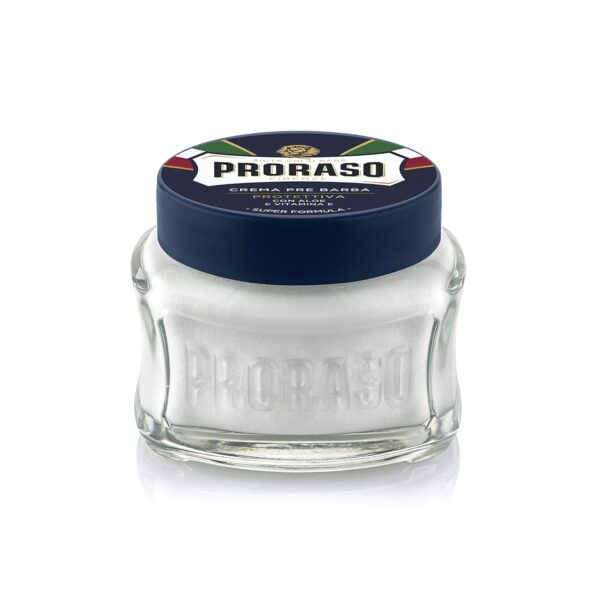 Proraso Pre-Shave Conditioning Cream for Men, Protective Formula for Dry Skin with Vitamin E and Aloe Vera, 3.6 oz
