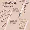 Mineral Fusion Retractable Brow Pencil, Shape & Define Eyebrow Pencil with Blending Spoolie Brush, Velvety Smooth & Natural Eye Makeup, Blonde, 0.003 oz