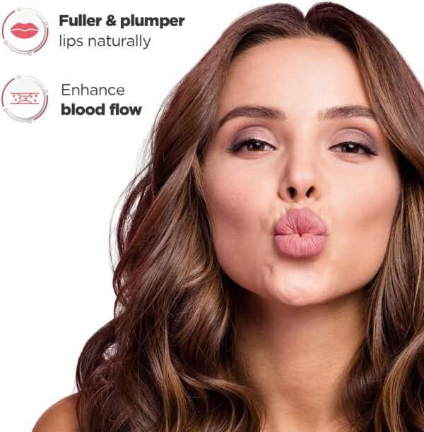 Lip Plumping Essential | Pro-Lips Lip Plumper Device | Lip Plumping Drops | Pouty Pink | Smart, Safe & Effective Solution - Enlarger Fuller Thicker Lip