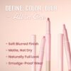 COLORGRAM All In One Over-Lip Maker 02 Cool Pink | Versatile Lip Liner & Contour with Natural Shades, Matte finish, Bigger and Fuller Lips, Plumping effect, Smooth creamy texture