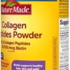 Nature Made Collagen Peptides Powder Type 1 and 3, Joint Support Collagen Powder Unflavored, Sugar Free, Keto Friendly with Biotin for Hair, Skin & Nails Support, 11.2 oz, 28 Day Supply
