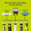 Philips Norelco OneBlade 360 Blades, Genuine Replacement Blades for OneBlade Electric Shaver and Trimmer, Durable Stainless Steel, Trim, Edge and Shave, 3 Pack, QP430/80