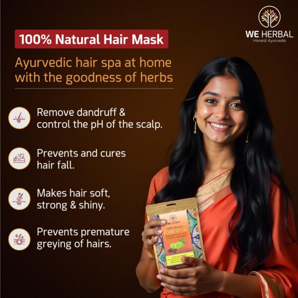 200 gm Hair Mask, Ayurvedic Care for Naturally Beautiful Hair Care, Deep Conditioning & Nourishing, All Hair Types