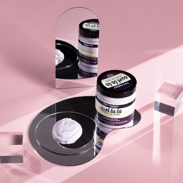 Aunt Jackie's Curl La La, Lightweight Curl Defining Custard, Enriched with Shea Butter & Olive Oil, Basic, 15 Ounce