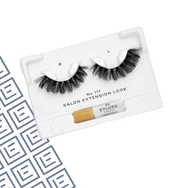 Eylure Salon Extension Look False Eyelashes, Volume No. 111, 1 Pair