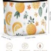 Toiletry Bag for Women Oranges And Lemons Cosmetic Bag Portable Capacity Travel Makeup Bags with Zipper Lightweight Cute Beauty Makeup Organizer for Traveling, Accessories, Essentials