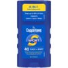 Coppertone Sport Sunscreen Stick SPF 40, Stick Sunscreen for Face and Body, Water Resistant, Travel Size, 1.5 Oz