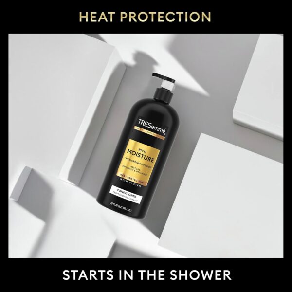 TRESemmé Rich Moisture Moisturizing Conditioner with Pump for Dry Hair Formulated With Pro Style Technology 39 Fl Oz