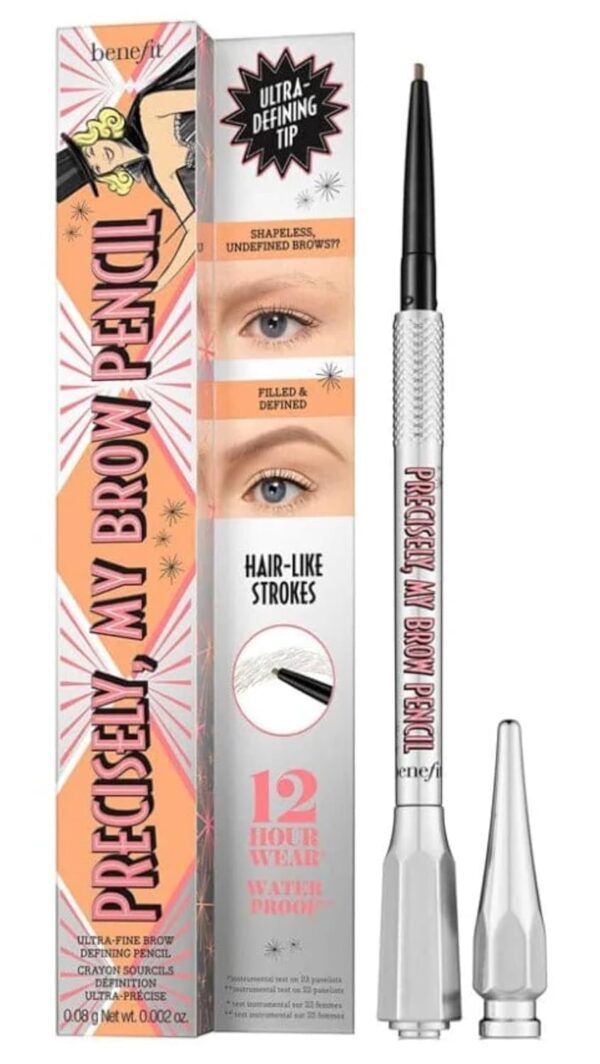 Benefit Precisely My Brow Detailer Microfine Detailing Brow Pencil #3 Warm Light Brown, 0.0007 Ounce