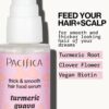 Pacifica Invisible Calming Hair Serum, Frizz Control & Hair Thickening Treatment for Fuller-Looking Hair – Unscented Leave-In Scalp Serum with Peptides, Biotin & Caffeine 1 fl oz, Vegan & Cruelty-Free