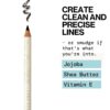 Pacifica Waterproof Eyeliner Pencil Jet Black Eye Liner Longwear, Smudge-Proof, Vegan & Cruelty-Free Eye Makeup Vegan & Cruelty-Free (Shade Jet Black) Ophthalmologist Tested