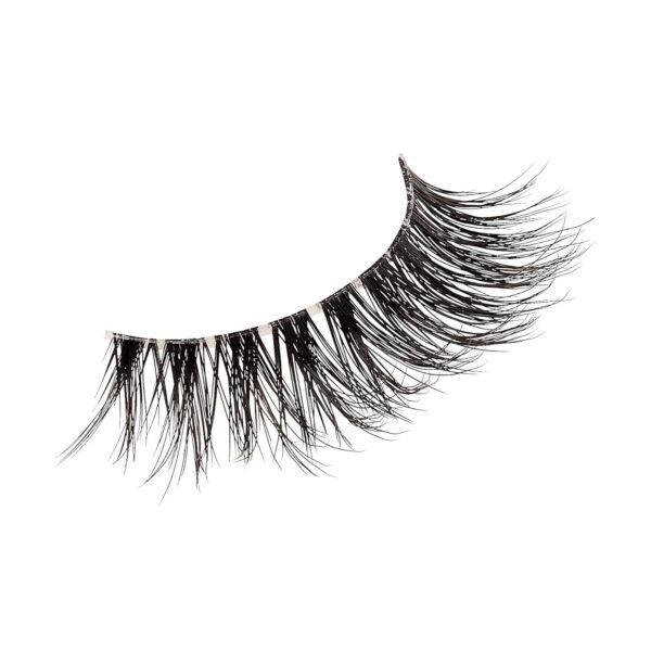 KISS Lash Couture LuXtensions Collection False Eyelashes, Flat Lash Technology, Super Slim Lash Band, Real Lash Extension Fibers, Reusable, Style ‘Royal Silk’, 10mm,1 Pair Strip Lashes
