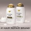 OGX Nourishing + Coconut Milk Shampoo & Conditioner Set, Hydrating & Restoring, Moisturizes for Soft Hair After the First Use, Sulfate-Free Surfactants, 2 Items, 2 x 13 fl. Oz