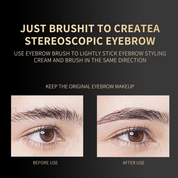Eyelash Setting Gel Sweatproof Colorless Transparent Wild Eyebrow Gel Eyebrow Setting Liquid Makeup8ml Instant Age Rewind (B, One Size)