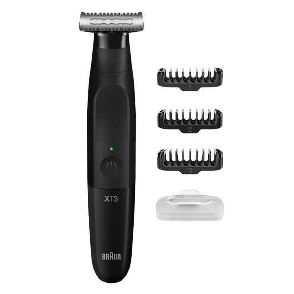 Braun Series XT3 - Beard Trimmer, Shaver, Electric Razor for Men, Manscaping Kit, Durable Blade, XT3000