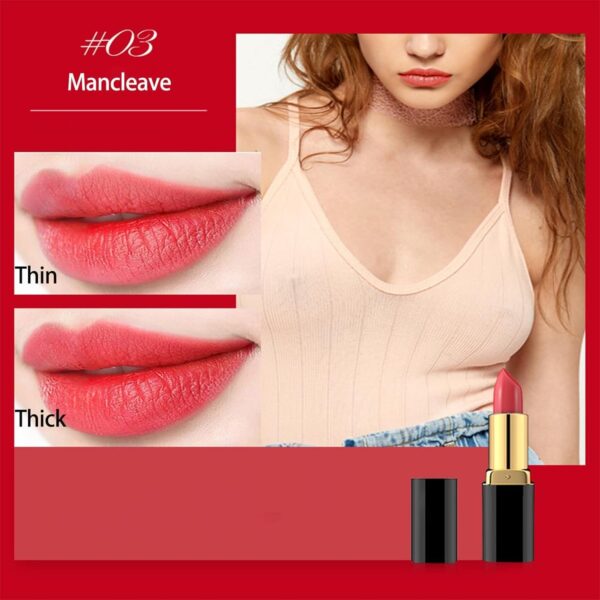 Liyen Meiwo Lipstick, Moisturizing Non-Stick Cup (#01 China Red)