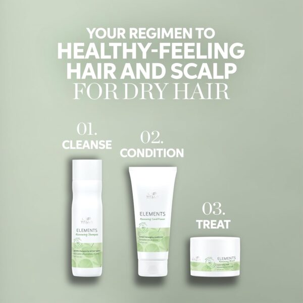 Wella Professionals Elements Renewing Shampoo| Gentle Sulfate & Silicone Free Shampoo| For All Hair Types