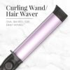 REMINGTON® Curling Wand/Hair Waver, Oval Barrel, for Deep Waves, CI50U3