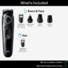 Braun All-in-One Style Kit Series 3 3460, 6-in-1 Trimmer for Men with Beard Trimmer, Ear & Nose Trimmer, Hair Clippers & More, Ultra-Sharp Blade, 40 Length Settings, Washable