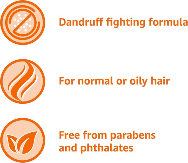 Amazon Basics Dandruff Shampoo for Normal to Oily Hair, 28.2 Fluid Ounces, 1 Pack