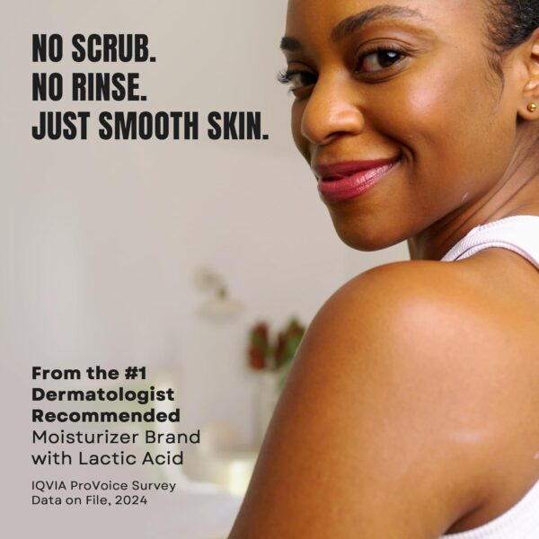 AmLactin KP Bumps Be Gone - 3 oz Keratosis Pilaris Moisturizing Cream with 15% Lactic Acid - Exfoliator and Moisturizer for Dry, Rough and Bumpy Skin (Packaging May Vary)